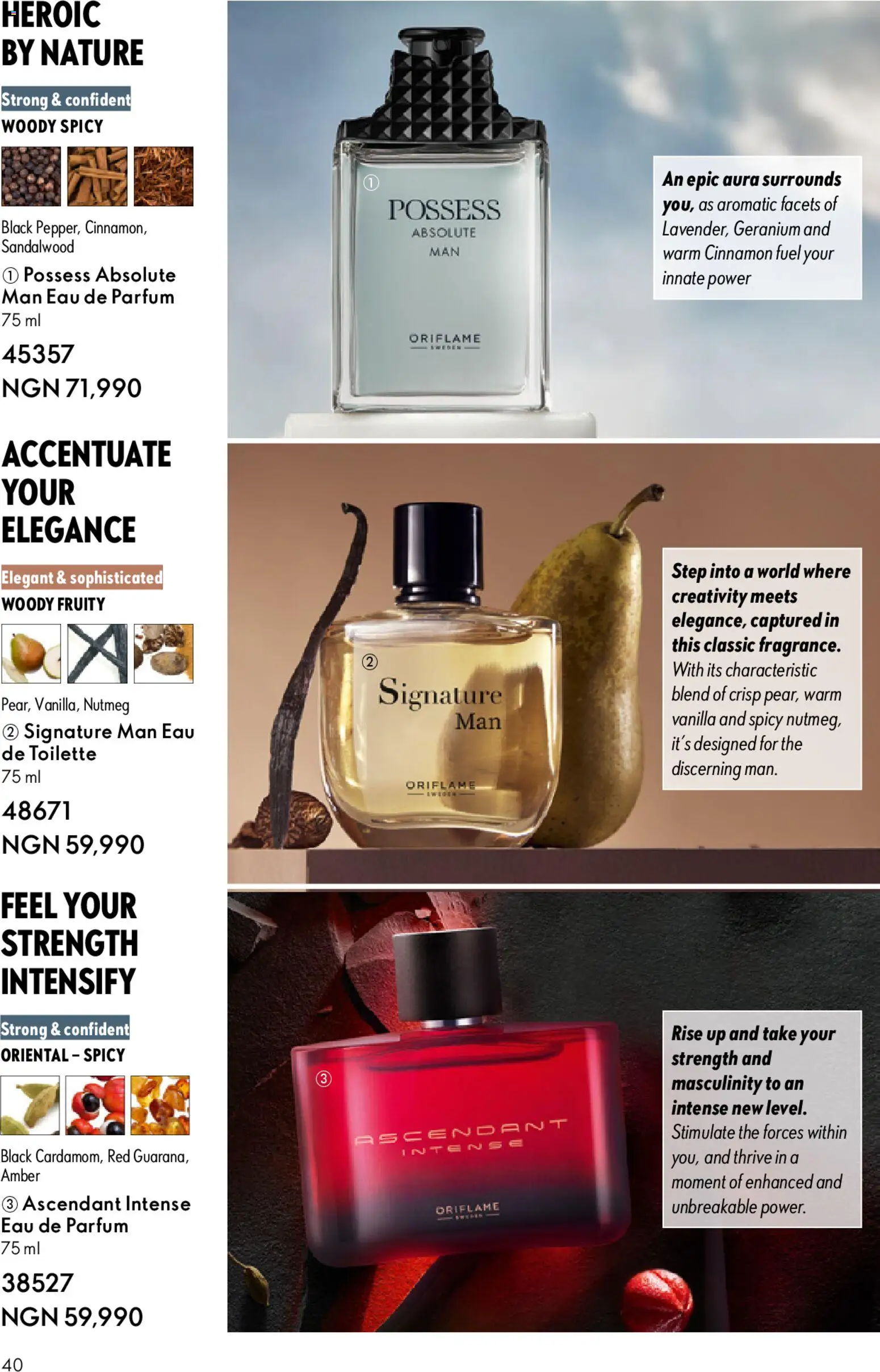 Oriflame Catalogue 2/2026 valid from 01.04.2026 | Page: 40 | Products: Zápich