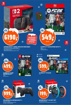 Forhåndsvisning av Coop Obs kundeavis gyldig fra 30.11.2025 | Side: 24 | Produkter: Skjerm, Датчик руху, Slow cooker, Nintendo