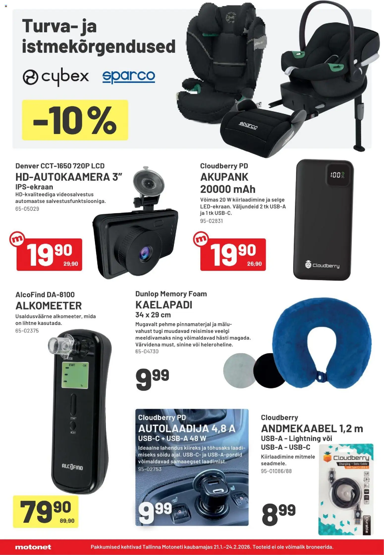 Motonet tarjoukset – voimassa 21.02.2026 alkaen | Sivu: 4 | Tuotteet: USB, Voi