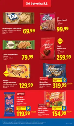 Sweet Corner Voćne gumene bombone, Voćne gumene bombone 300 g - pregled Lidl kataloga - važi od 05.03.2026 | Strana: 29