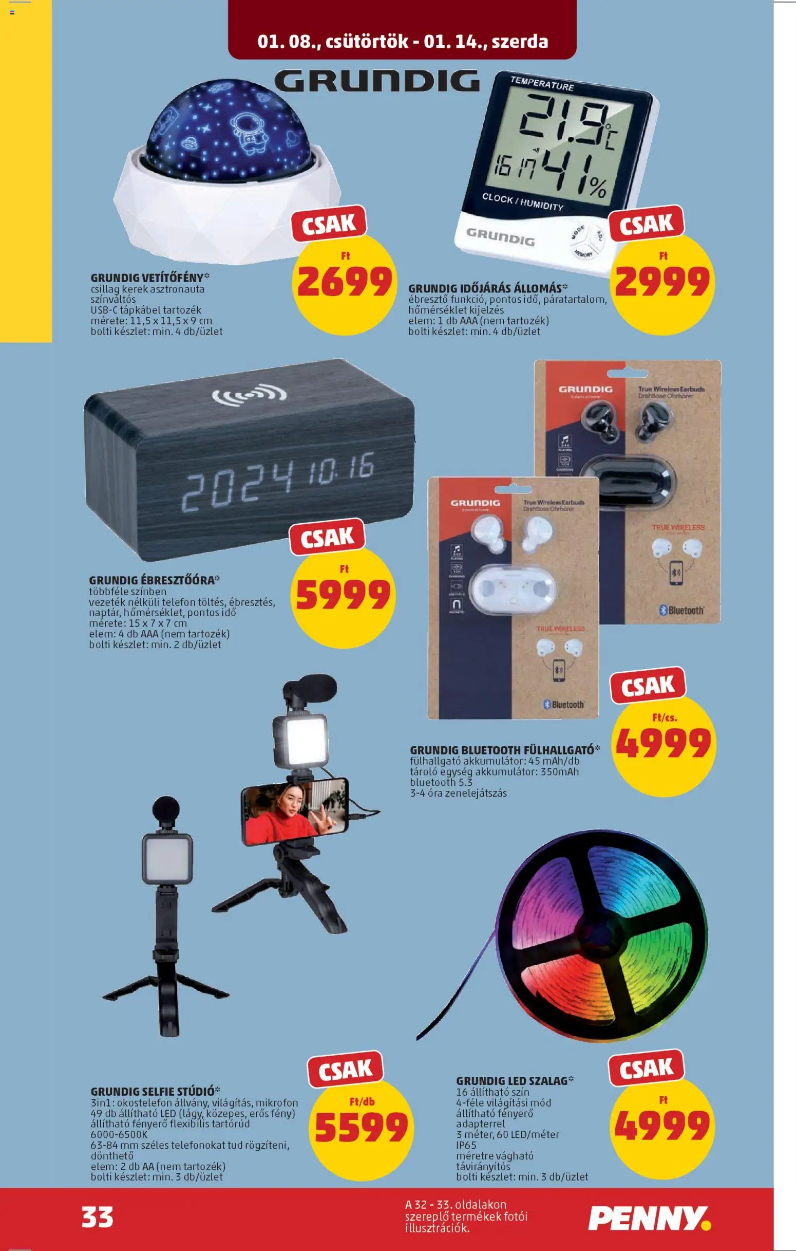 PENNY akciós ujság - amely érvényes a következő dátumtól: 08.01.2026 | Oldal: 37 | Termékek: Okostelefon, Vezeték nélküli telefon, Akkumulátor, Óra