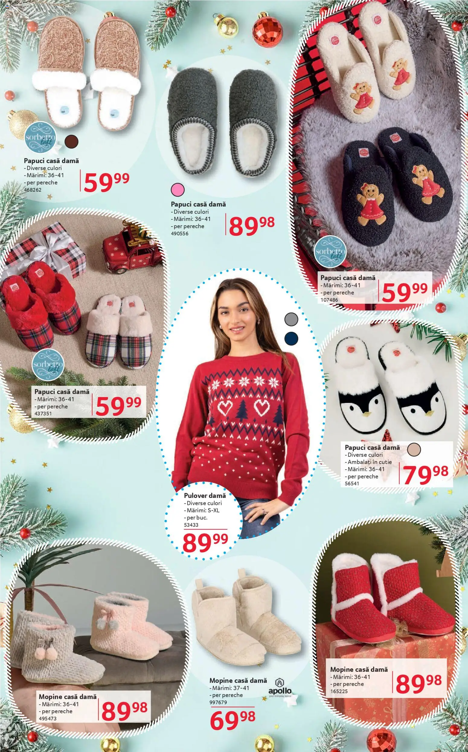 Noul catalog Selgros – valabil de la 06.12.2025 | Pagină: 58 | Produse: Cutie, Pulover, Papuci