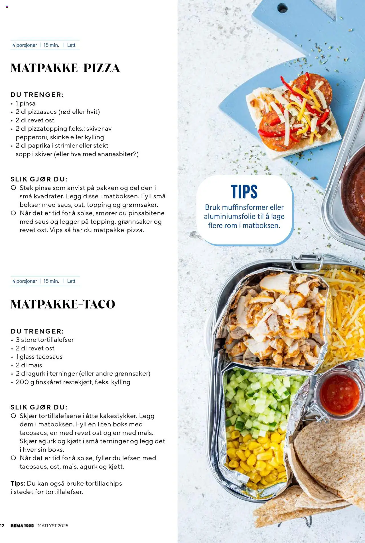  | Side: 12 | Produkter: Kylling, Paprika, Пов'язка еластична, Kolasås