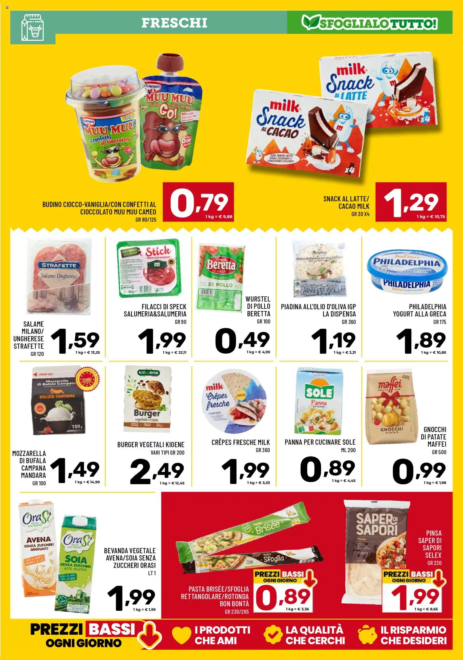 Volantino Il Centesimo del 17.04.2026 | Pagina: 7 | Prodotti: Speck, Pasta, Piadina, Gnocchi