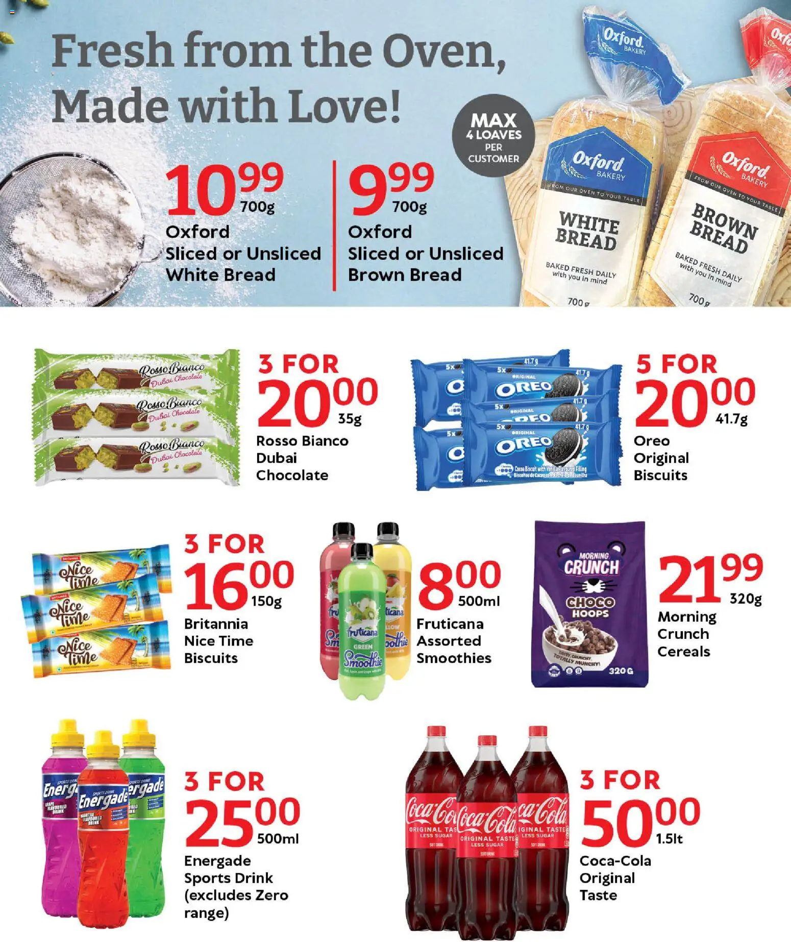 New Oxford Freshmarket catalogue – valid from 16.02.2026 | Page: 7 | Products: Oven, Bread, Chocolate, Cereals