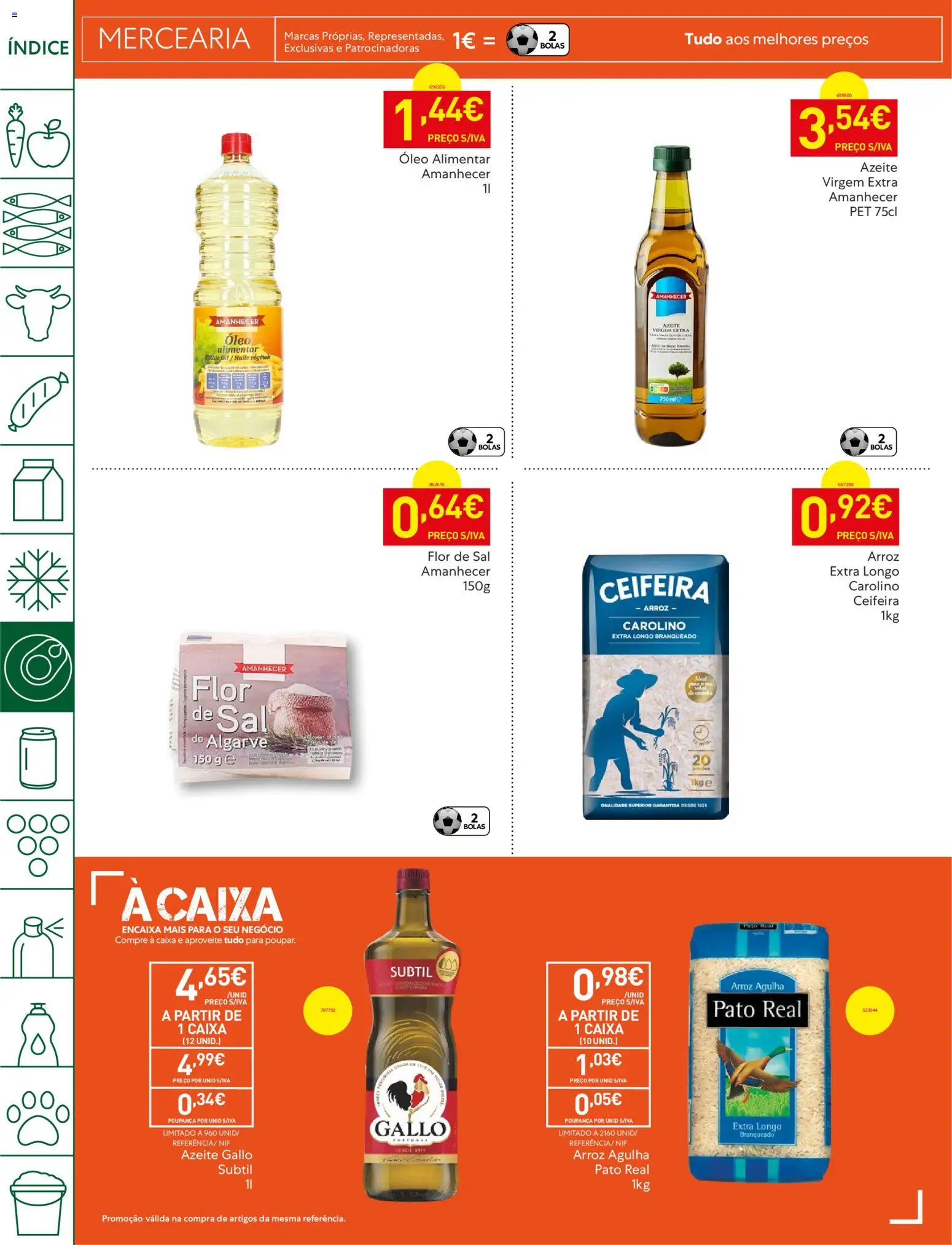 Recheio folheto │ válido de 28.04.2026 | Página: 22 | Produtos: Azeite, Sal, Óleo, Arroz