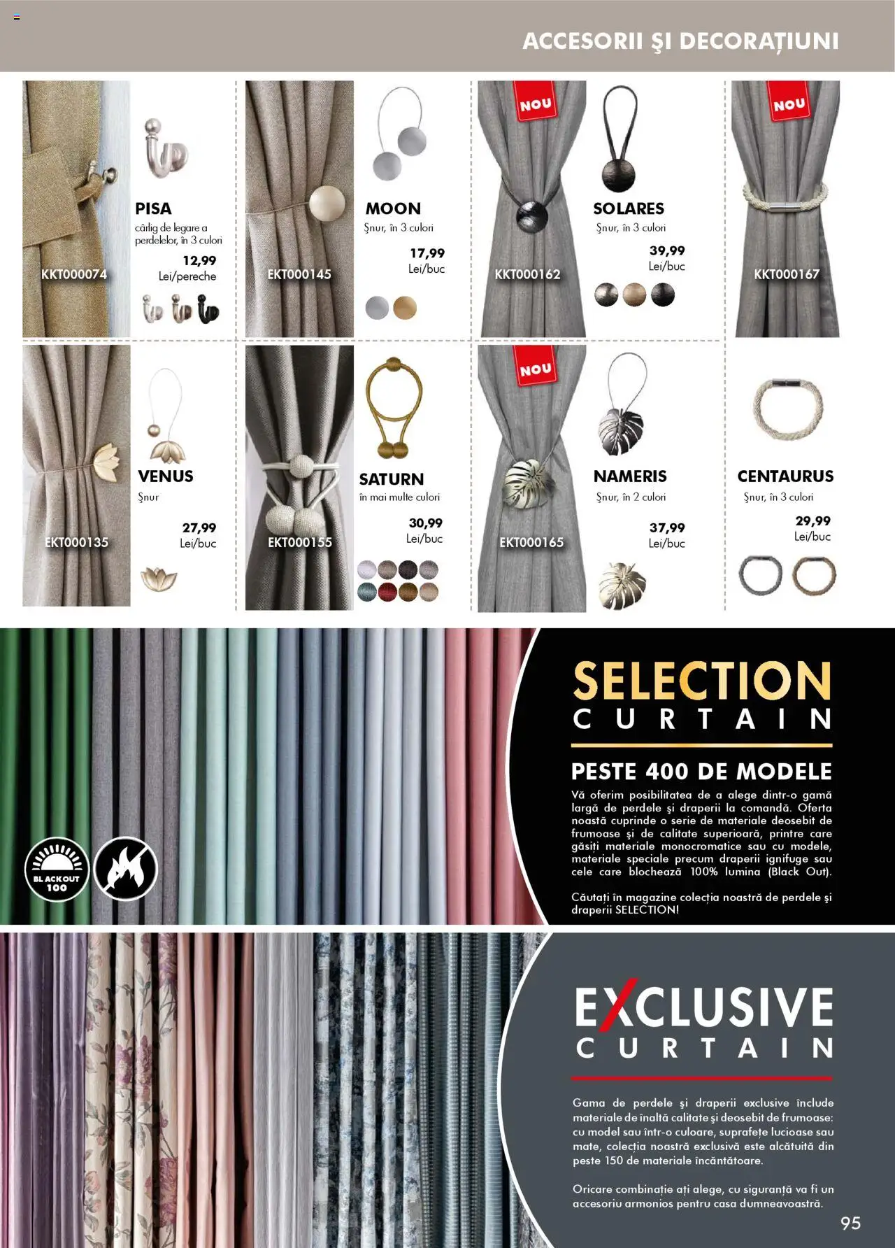 Noul catalog Diego – valabil de la 01.10.2025 | Pagină: 95 | Produse: Tavuk suyu, Draperii, Pește