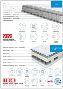 Pogląd oferty "Merkury Market Gazetka - Meble, Wypoczynki, Materace" - ważna od 01.11.2025 | Strona: 41 | Produkty: Materac