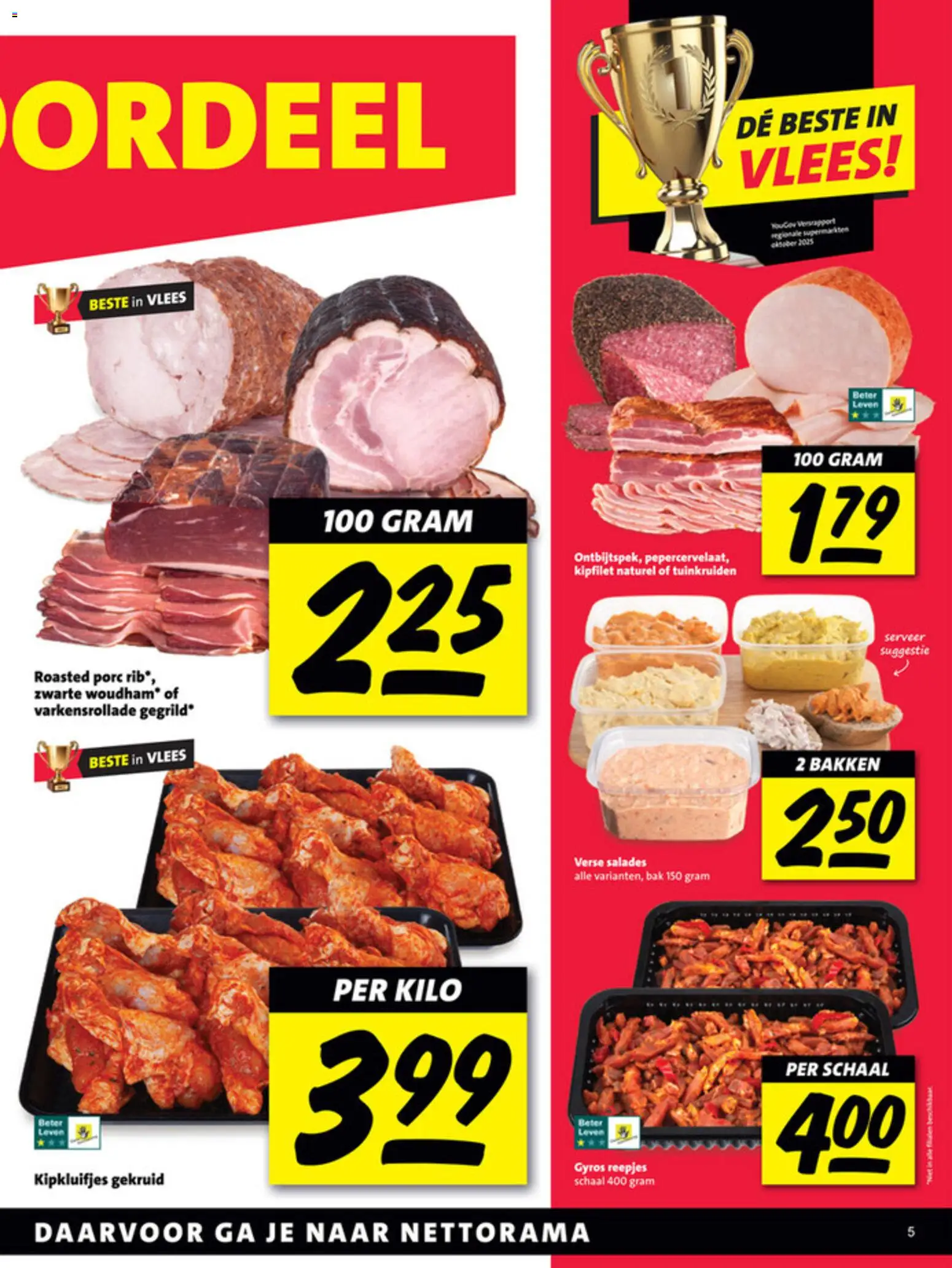 {H1} | Pagina: 5 | Producten: Kisperec, Schaal, Lapzselatin, Salades