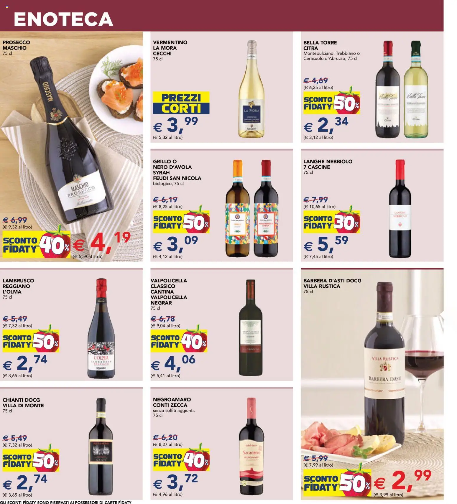 Volantino Esselunga S del 29.01.2026 | Pagina: 12 | Prodotti: Prosecco, Enoteca