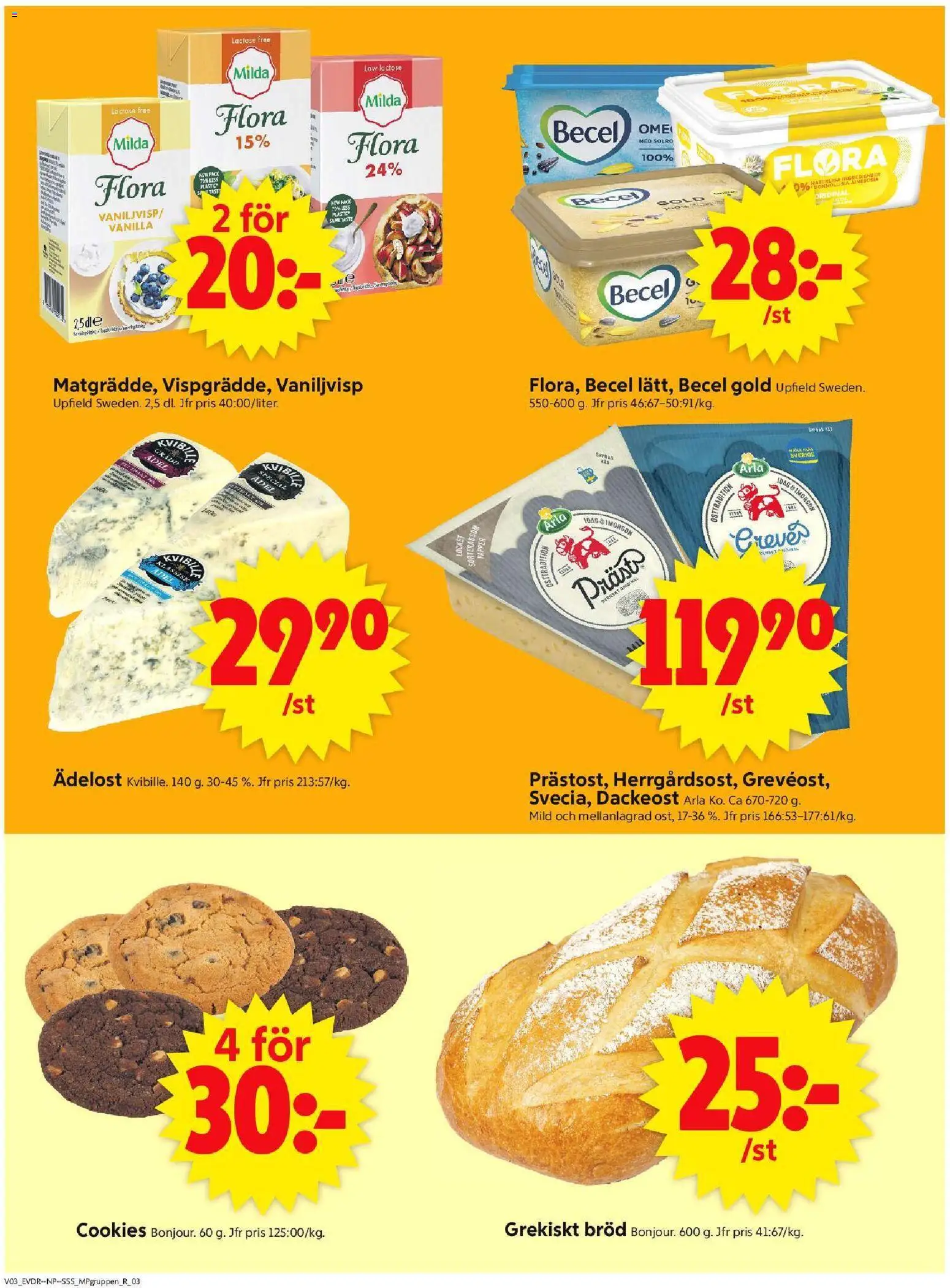 ICA Supermarket reklamblad aktuell från 12.01.2026 | Sida: 12 | Produkter: Bröd