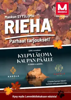 Masku-mainoslehti voimassa 20.10.2025 alkaen