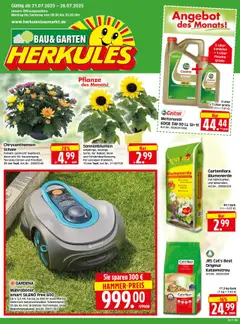 HERKULES Bau & Garten gültig ab dem 21.07.2025