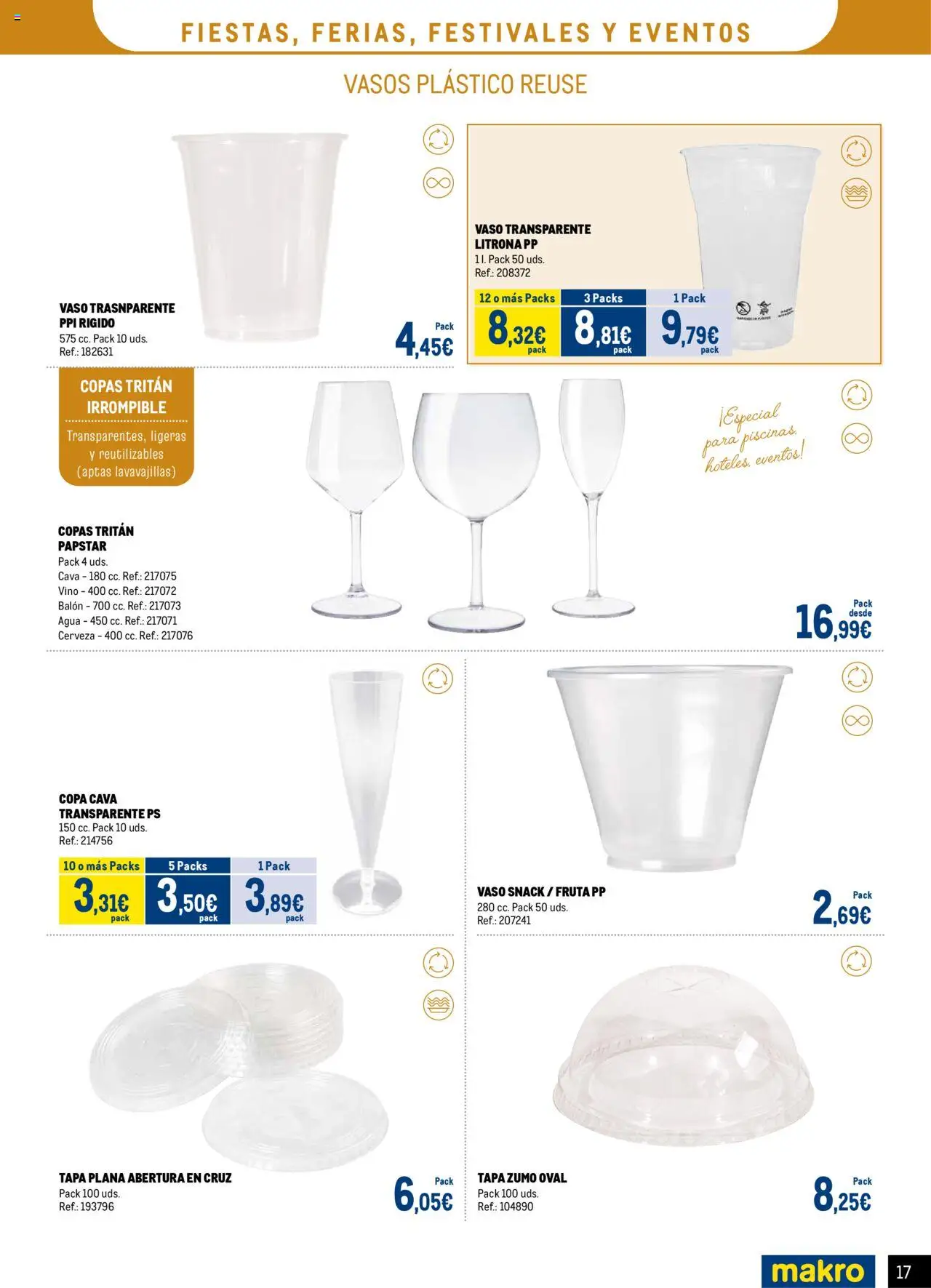 Makro - Desechables Take Away Canarias │ válido desde el 07.07.2025 | Página: 17 | Productos: Vino, Cerveza, Ροζ πιπέρι, Lavavajillas