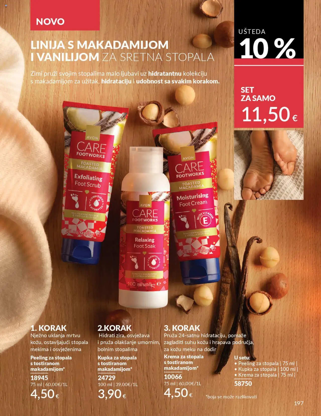 Avon katalog | vrijedi od 30.09.2025 | Stranica: 197 | Proizvodi: Krema za stopala, Kupka, Krema
