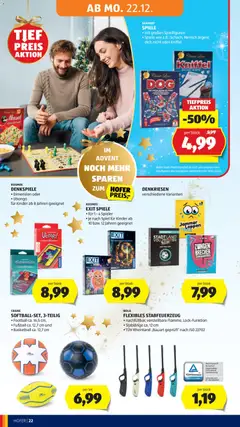 Hofer Flugblatt ab 19.12.2025 gültig | Seite: 30 | Produkte: Spiel