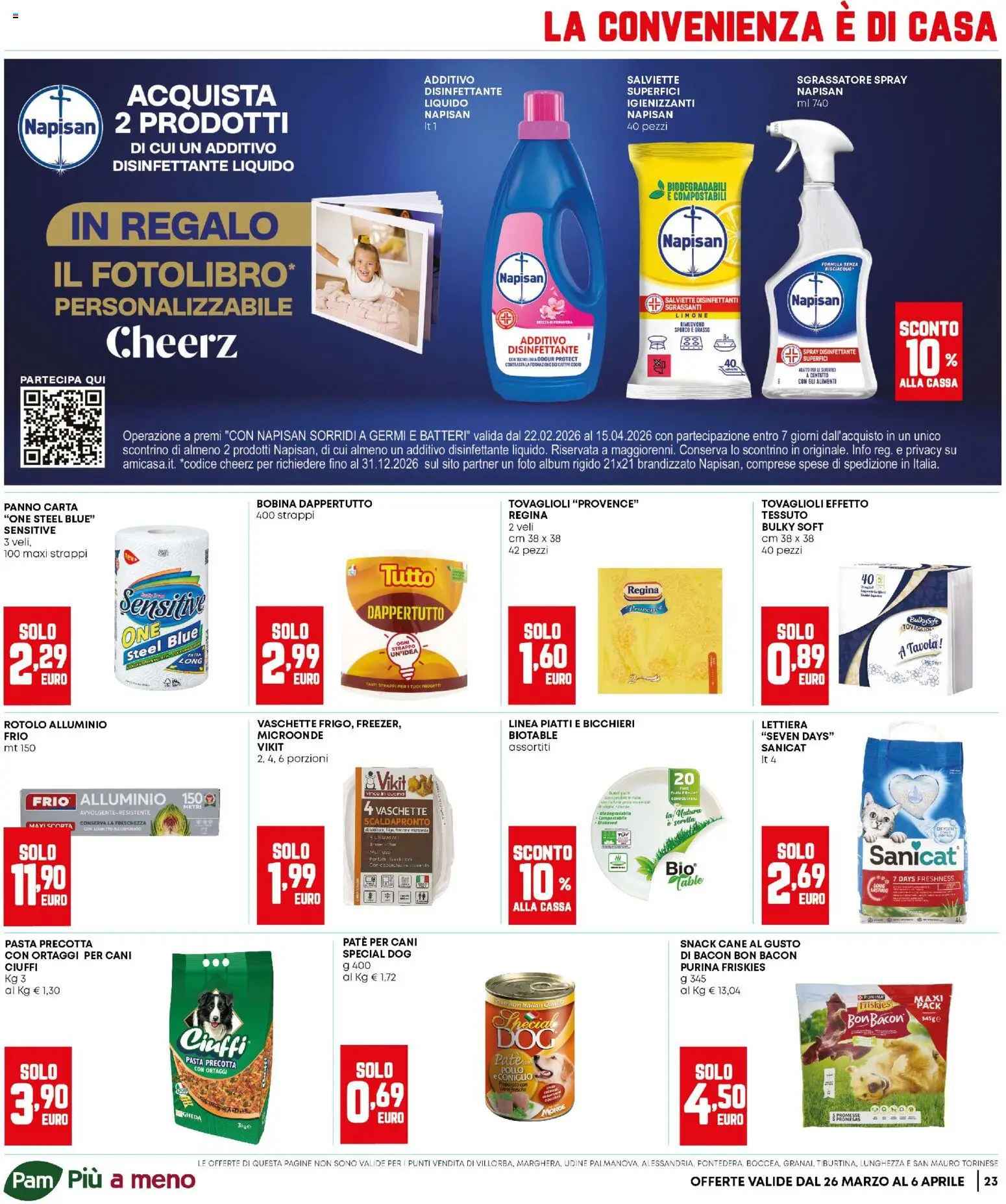 Volantino Panorama del 26.03.2026 | Pagina: 23 | Prodotti: Spray disinfettante, Sgrassatore, Limone, Ortaggi