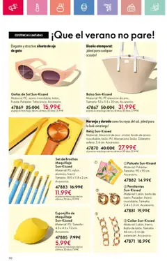 Oriflame - Catálogo Campaña 10 │ válido desde el 13.07.2025 | Página: 50 | Productos: Maquillaje, Reloj, Funda, Baño