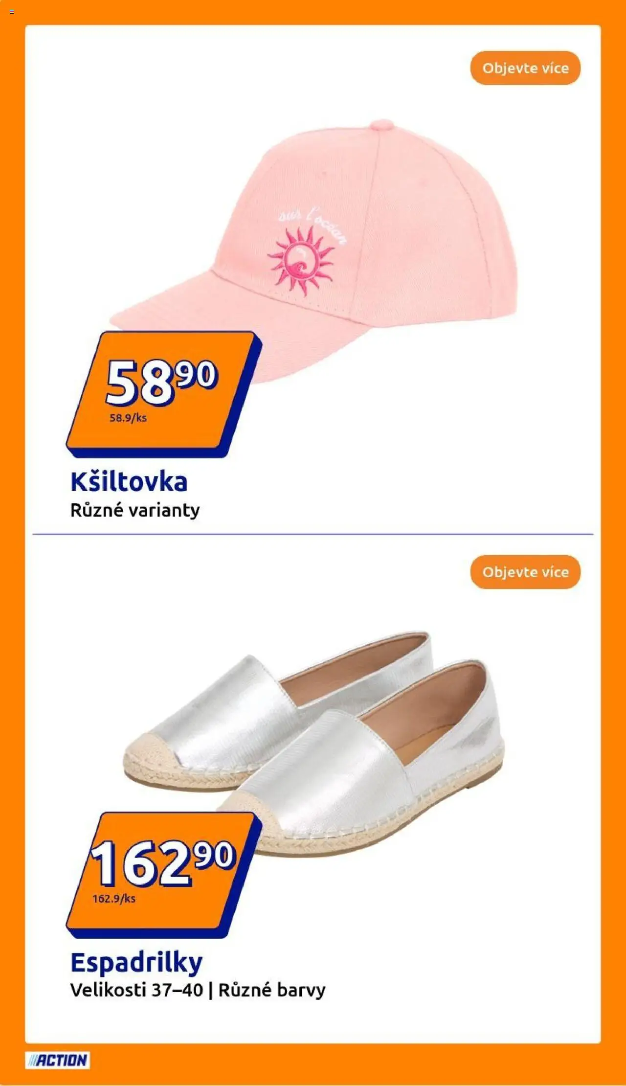 Action leták od 18.06.2025 | Strana: 14 | Produkty: Espadrilky, Barvy