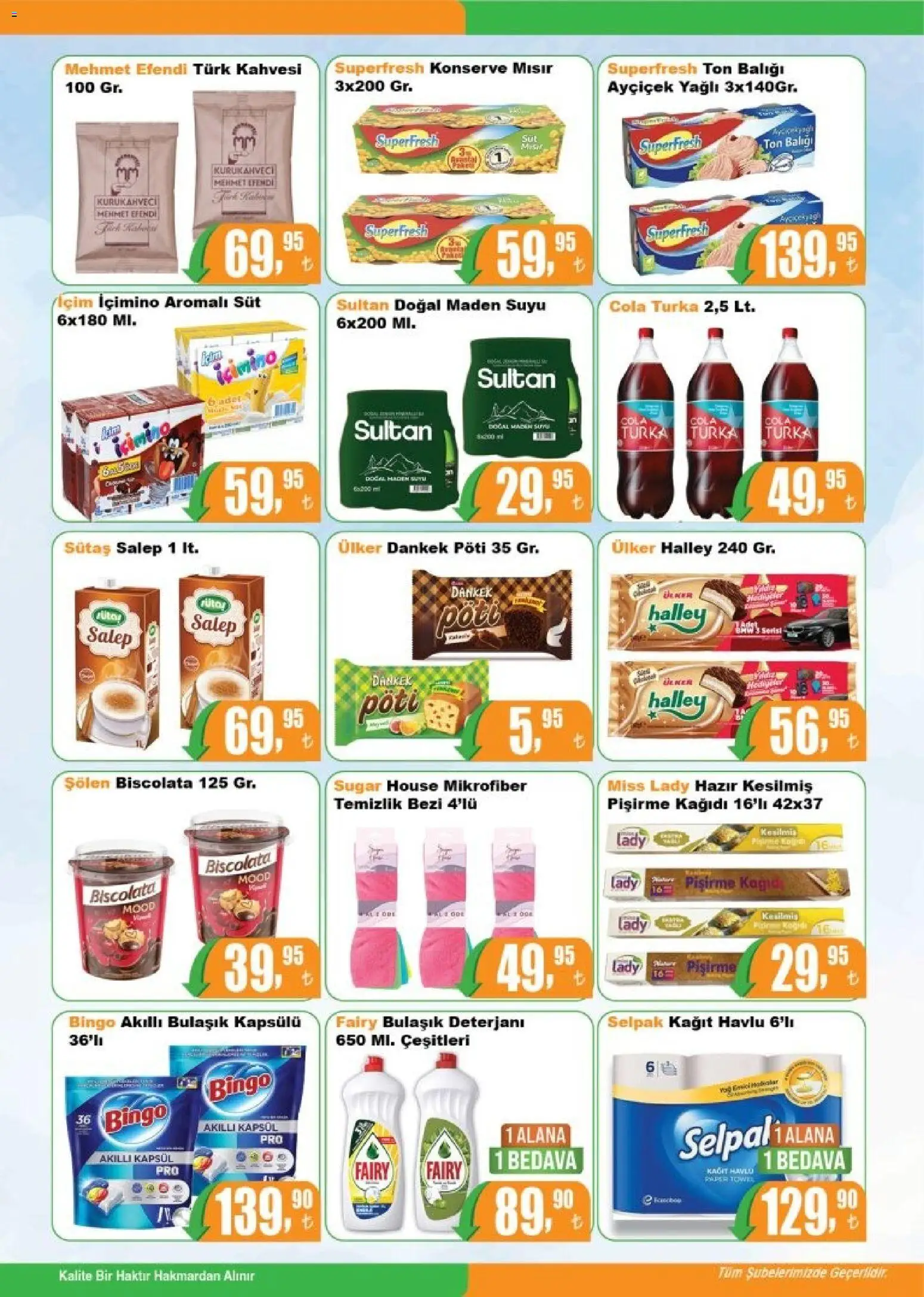 Hakmar Black Friday - 25.11.2025 tarihinden itibaren geçerlidir | Sayfa: 3 | Ürünler: Süt, Kağıt havlu, Ton balığı, Mısır