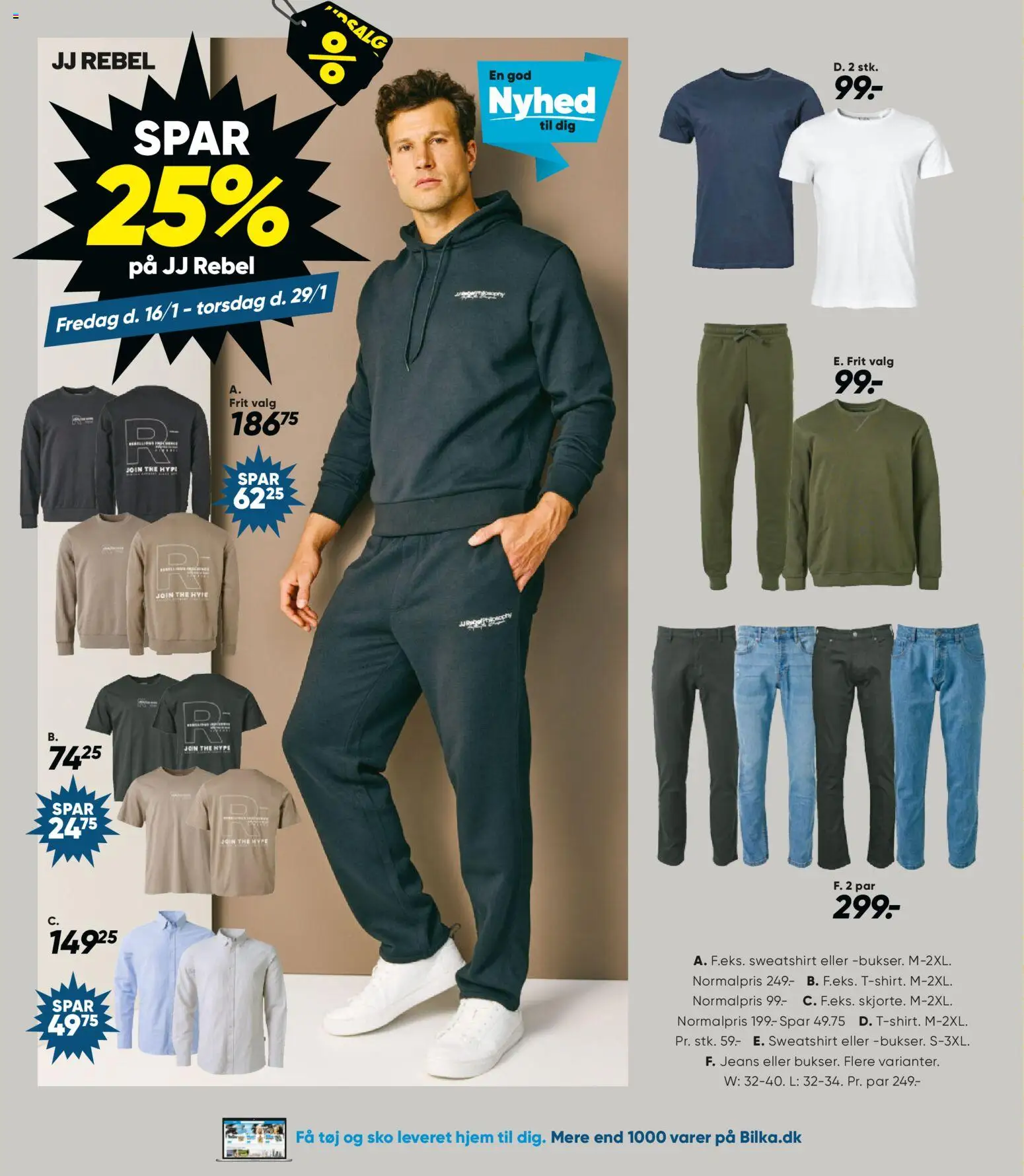 Bilka tilbudsavis – gyldig fra 16.01.2026 | Side: 36 | Produkter: Jeans, Sko, Tøj
