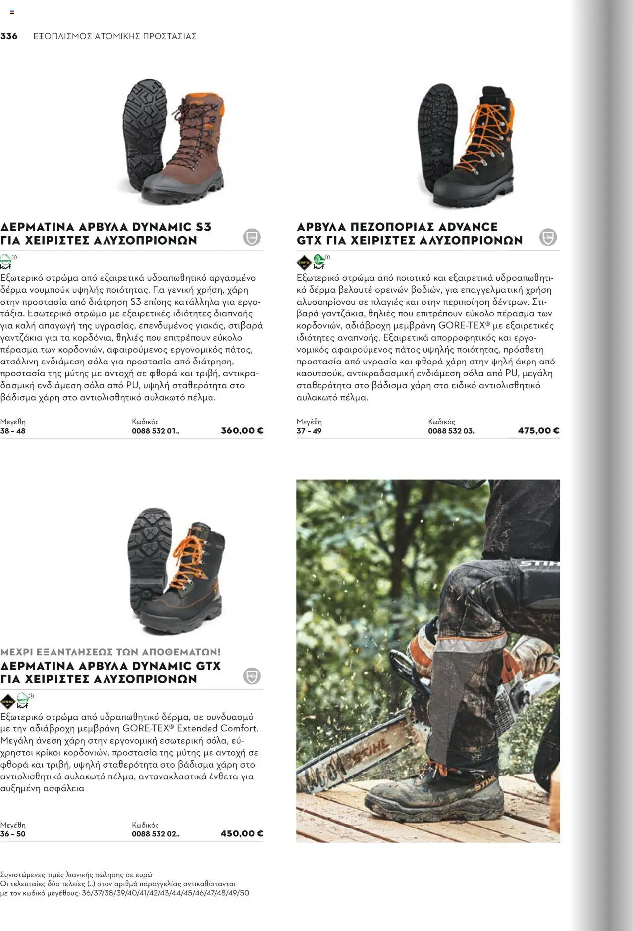 Stihl Κατάλογος 2025 – σε ισχύ από 13.01.2025 | Σελίδα: 336