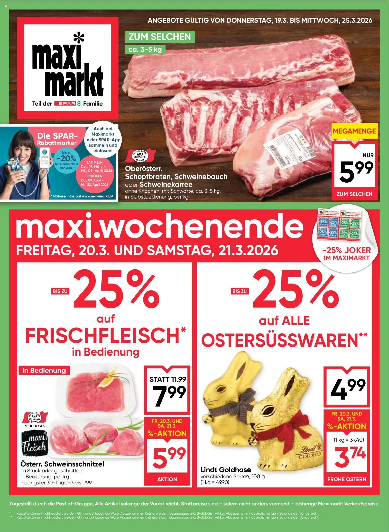 Maximarkt Flugblatt gültig ab 19.03.2026 | Seite: 1