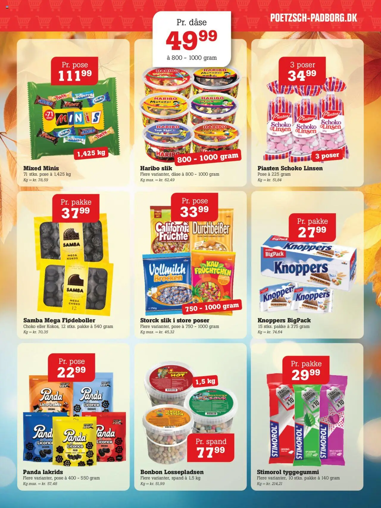 Poetzsch Padborg tilbudsavis – gyldig fra 09.10.2025 | Side: 11 | Produkter: Slik, Flødeboller, Lakrids, Cherry