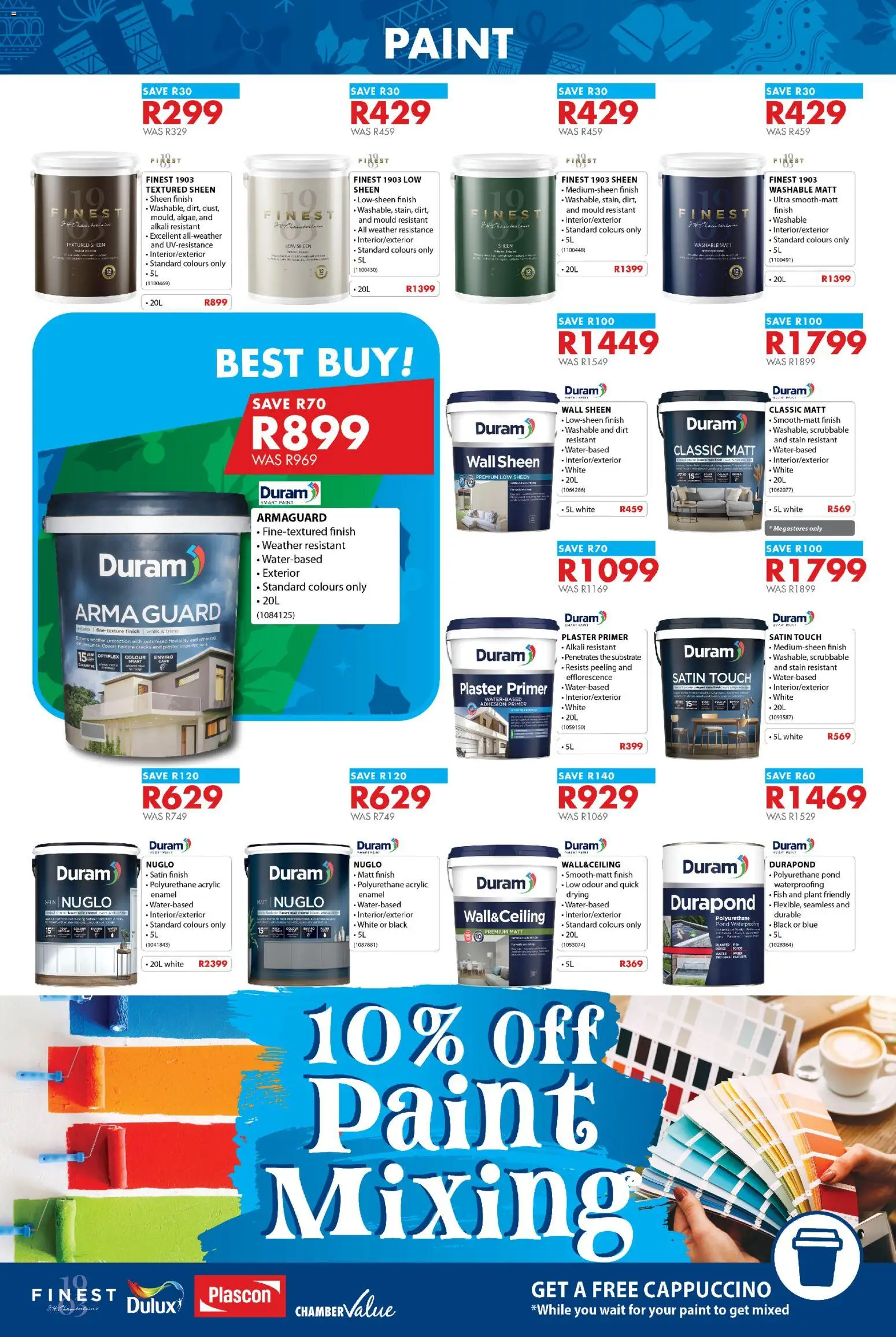 New Chamberlain catalogue – valid from 20.11.2025 | Page: 18 | Products: Primer, Paint, Fish, Water