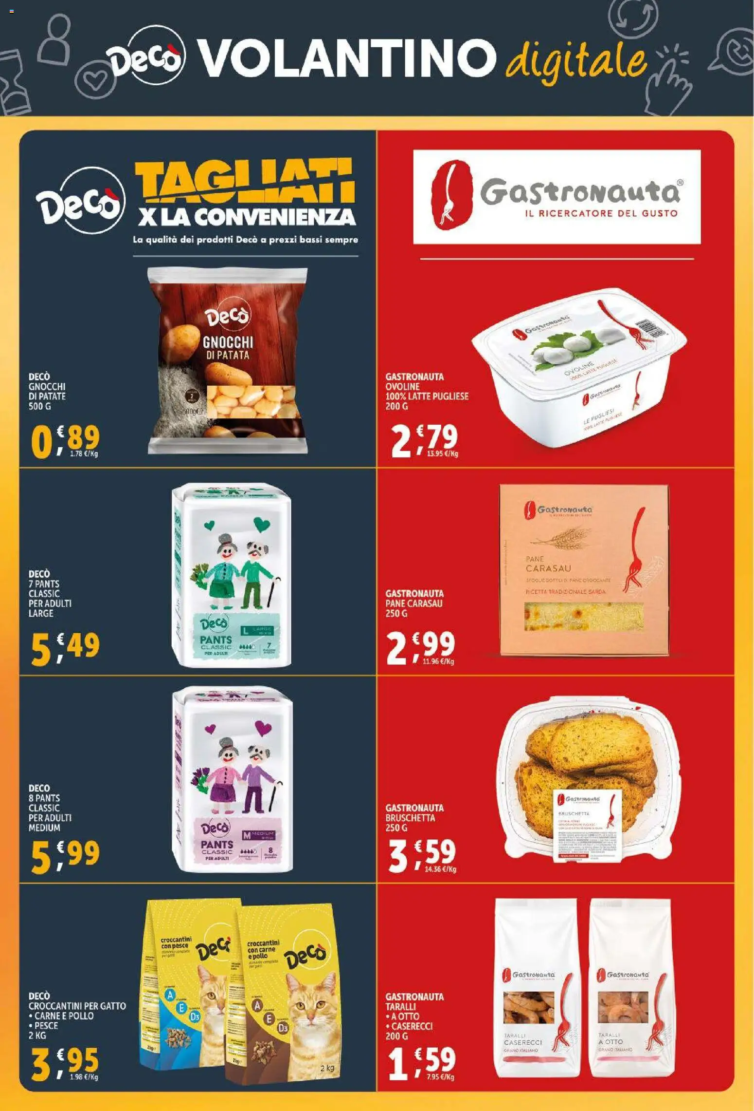 Volantino Decò del 11.02.2026 | Pagina: 34 | Prodotti: Pane, Pollo, Pesce, Latte