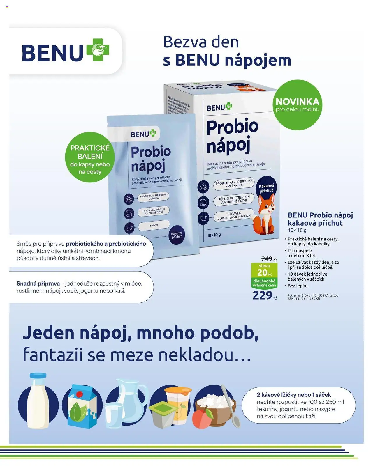 Benu leták od 01.07.2025 | Strana: 10 | Produkty: Probiotika, Sáček