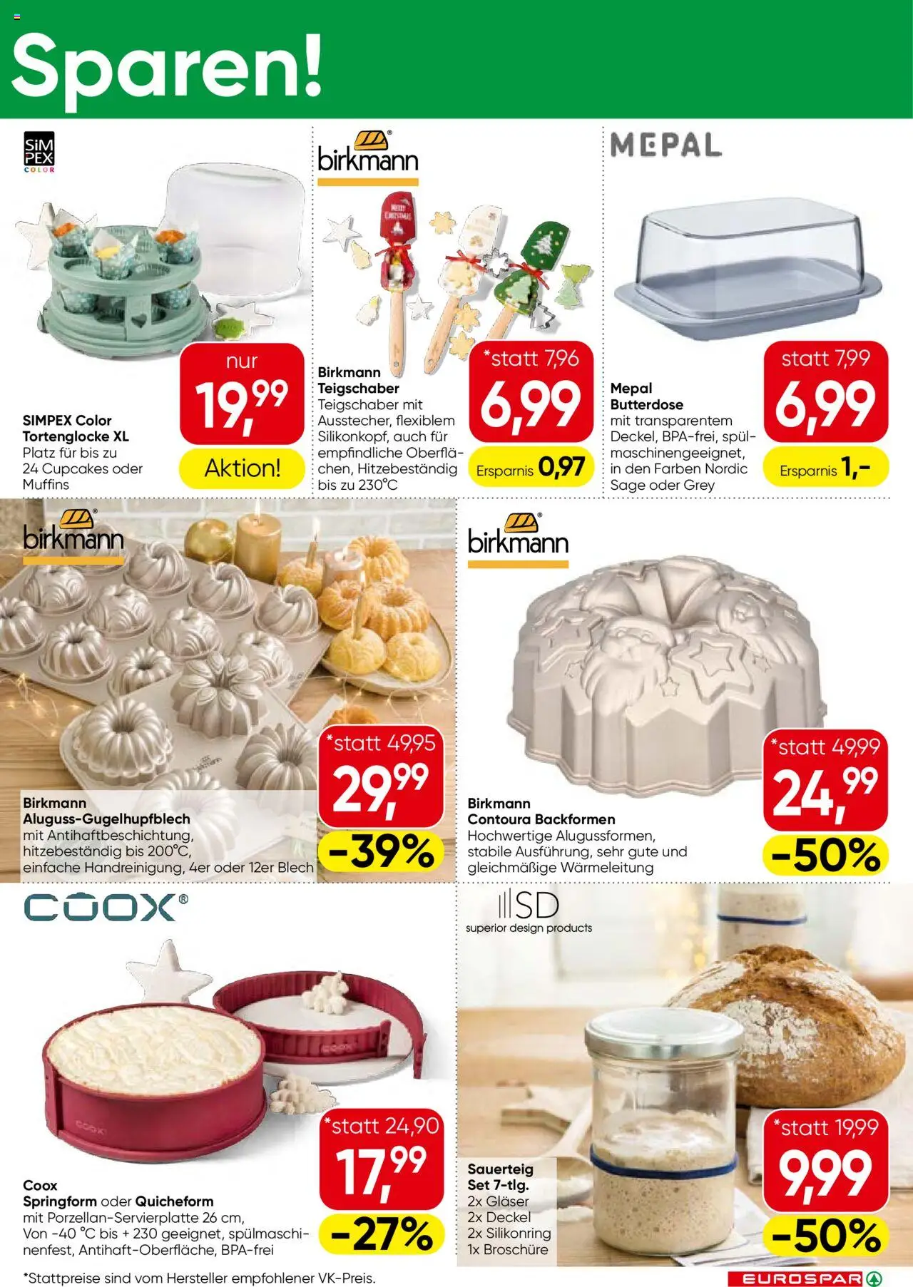 Eurospar Alles zum Thema Backen - Niederösterreich gültig ab 09.10.2025 | Seite: 3