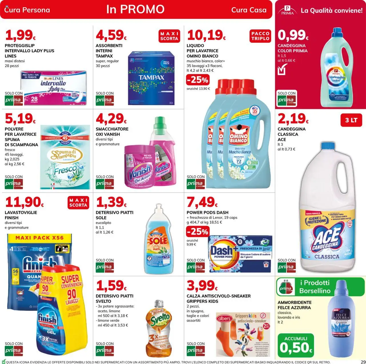 Volantino Basko del 19.08.2025 | Pagina: 29 | Prodotti: Ammorbidente, Smacchiatore, Limone, Aceto