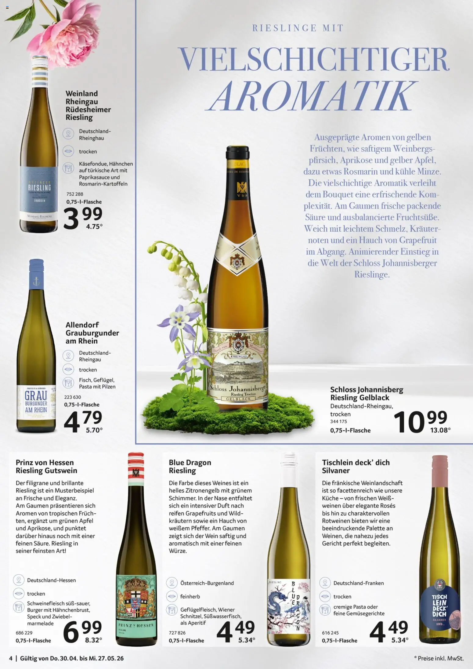 Selgros Weinkatalog – gültig ab 30.04.2026 | Seite: 4 | Produkte: Tisch, Burger, Grapefruit, Schweinefleisch