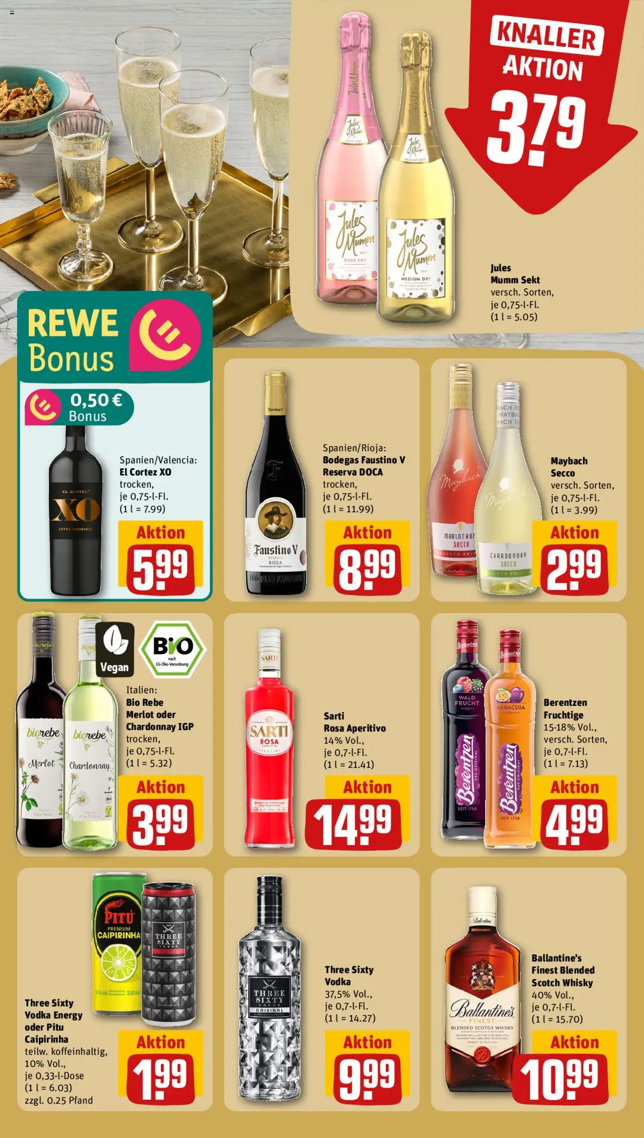 Rewe Prospekt 	 - gültig ab dem 16.06.2025 | Seite: 23 | Produkte: Whisky, Energy, Sekt, Merlot