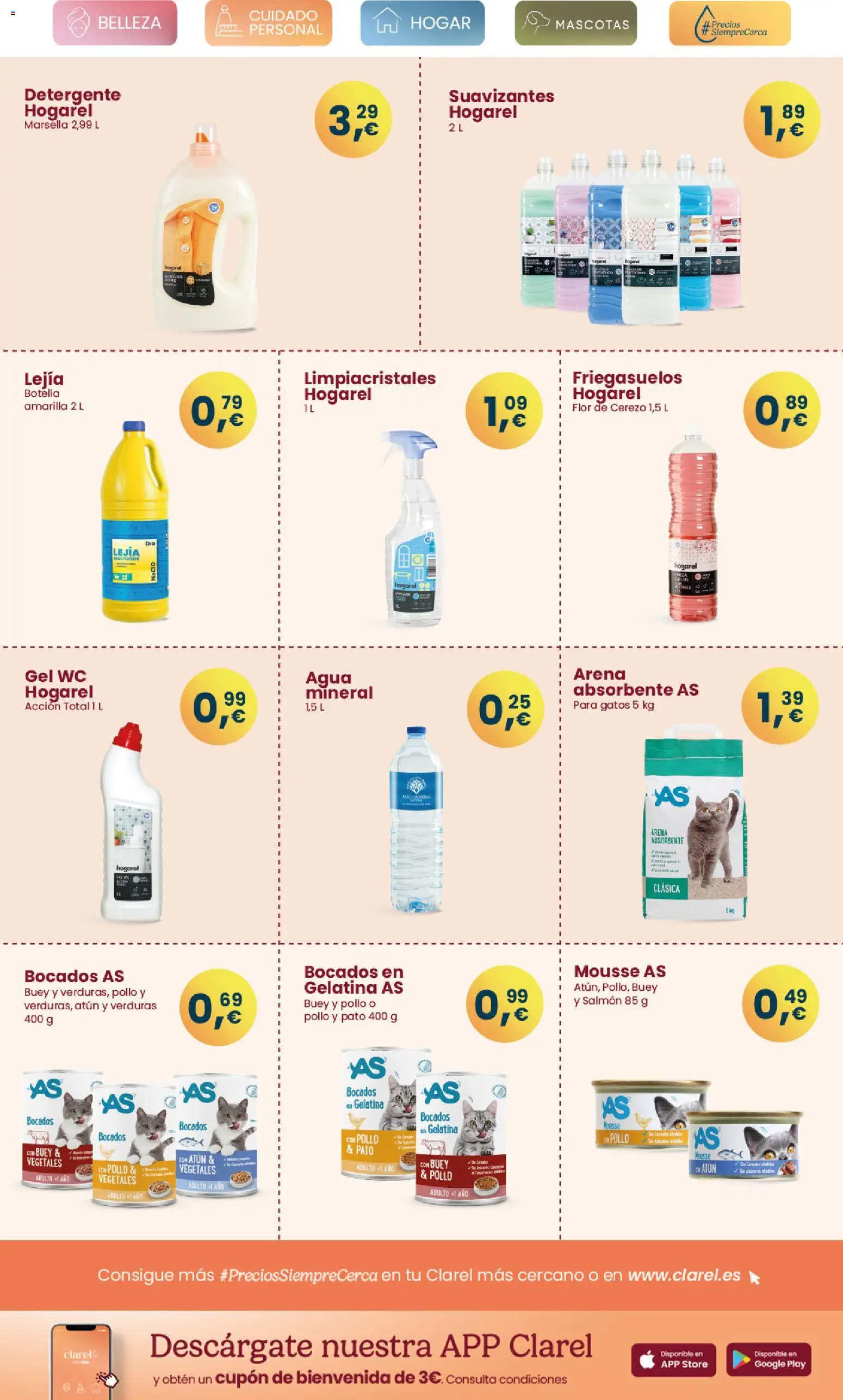 Clarel - folleto │ válido desde el 22.10.2025 | Página: 15 | Productos: Gelatina, Limpiacristales, Mousse, Detergente