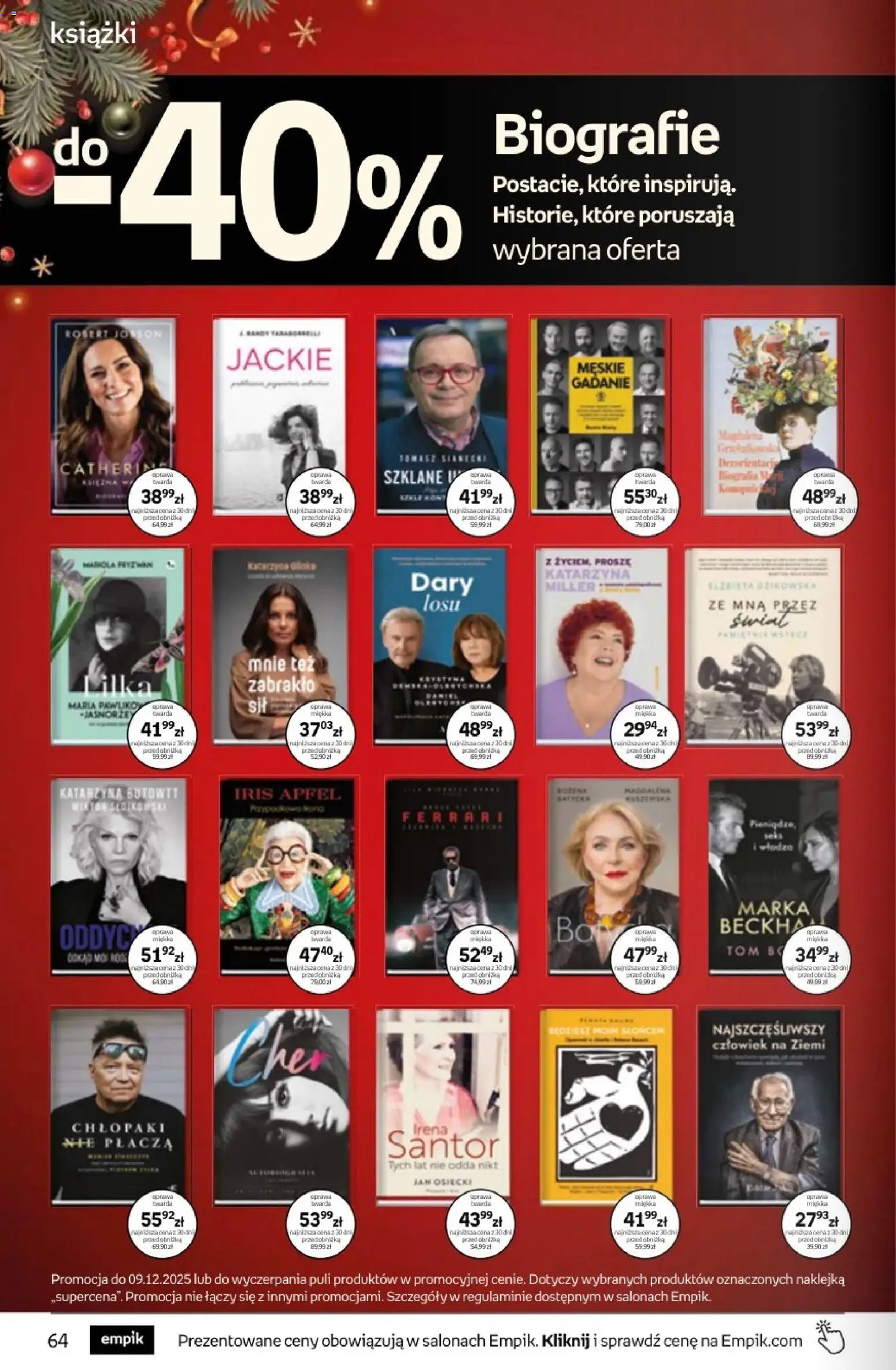 Empik promocje - Tom kultury Książki od 26.11.2025 | Strona: 64 | Produkty: Książki