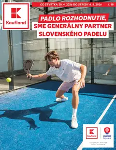 Kaufland SK Nonfood akciós újság - amely érvényes a következő dátumtól: 30.04.2026