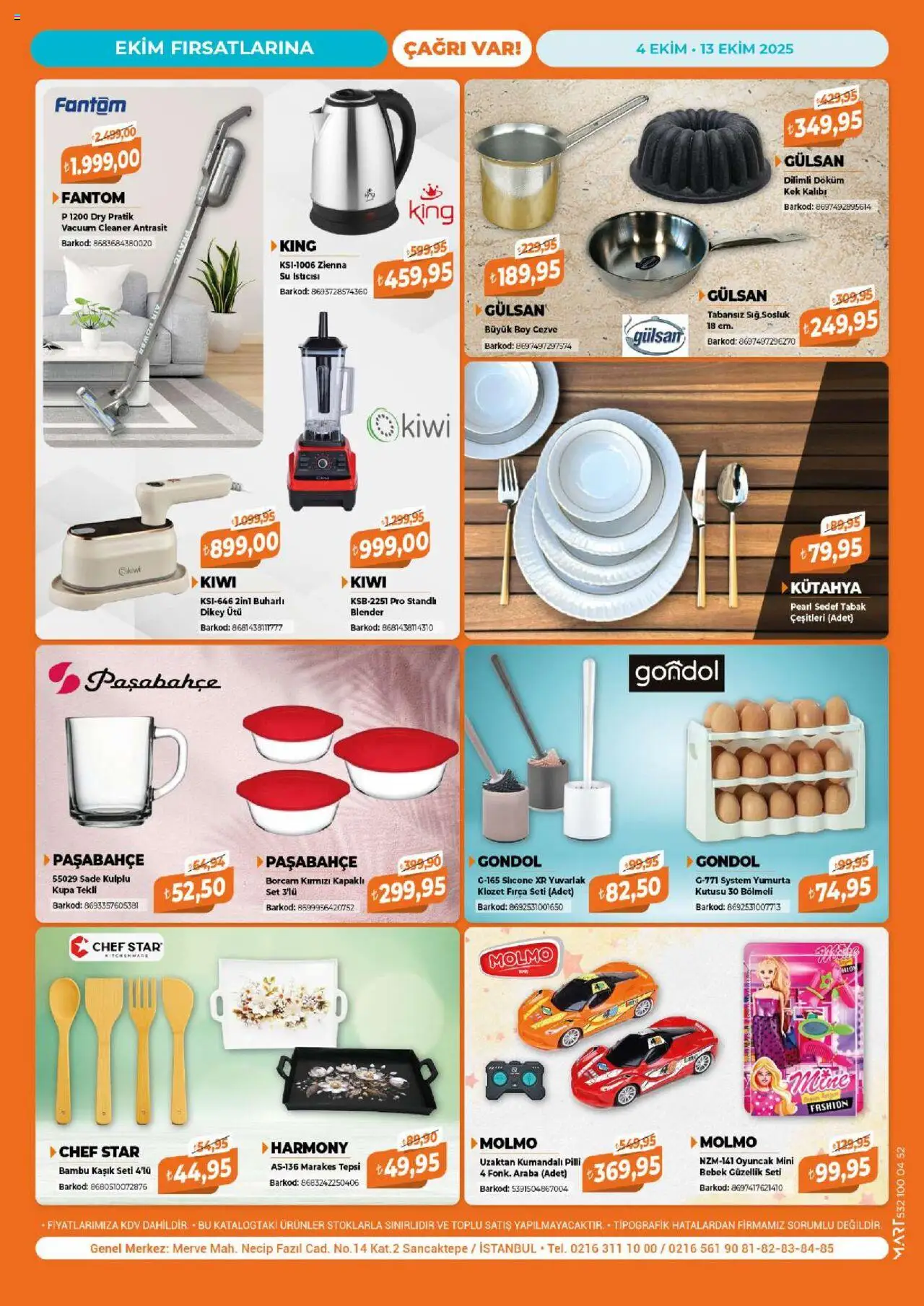 Çağrı Market Katalog - 04.10.2025 tarihinden itibaren geçerlidir | Sayfa: 16 | Ürünler: Blender, Fırça, Yumurta, Su
