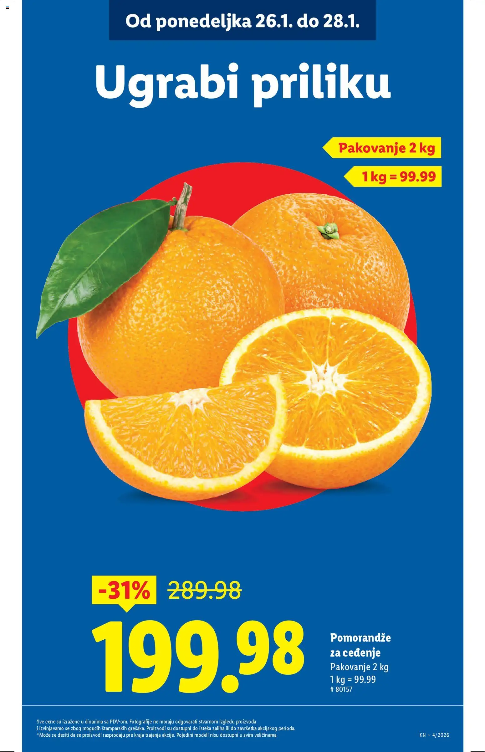 Lidl katalog - važi od 22.01.2026 | Strana: 11 | Proizvode: Pakovanje