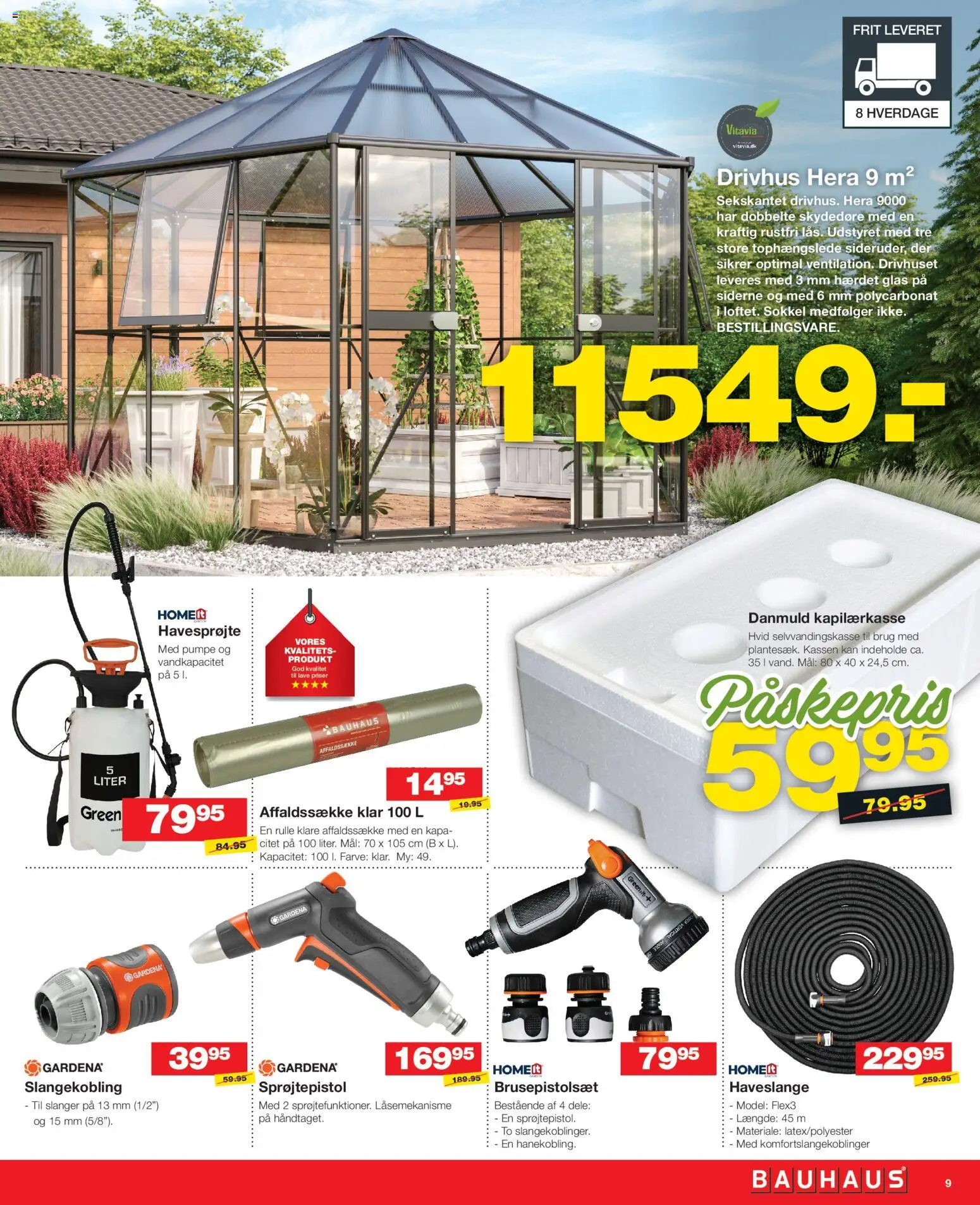 Bauhaus tilbudsavis – gyldig fra 02.04.2026 | Side: 9 | Produkter: Skydedøre