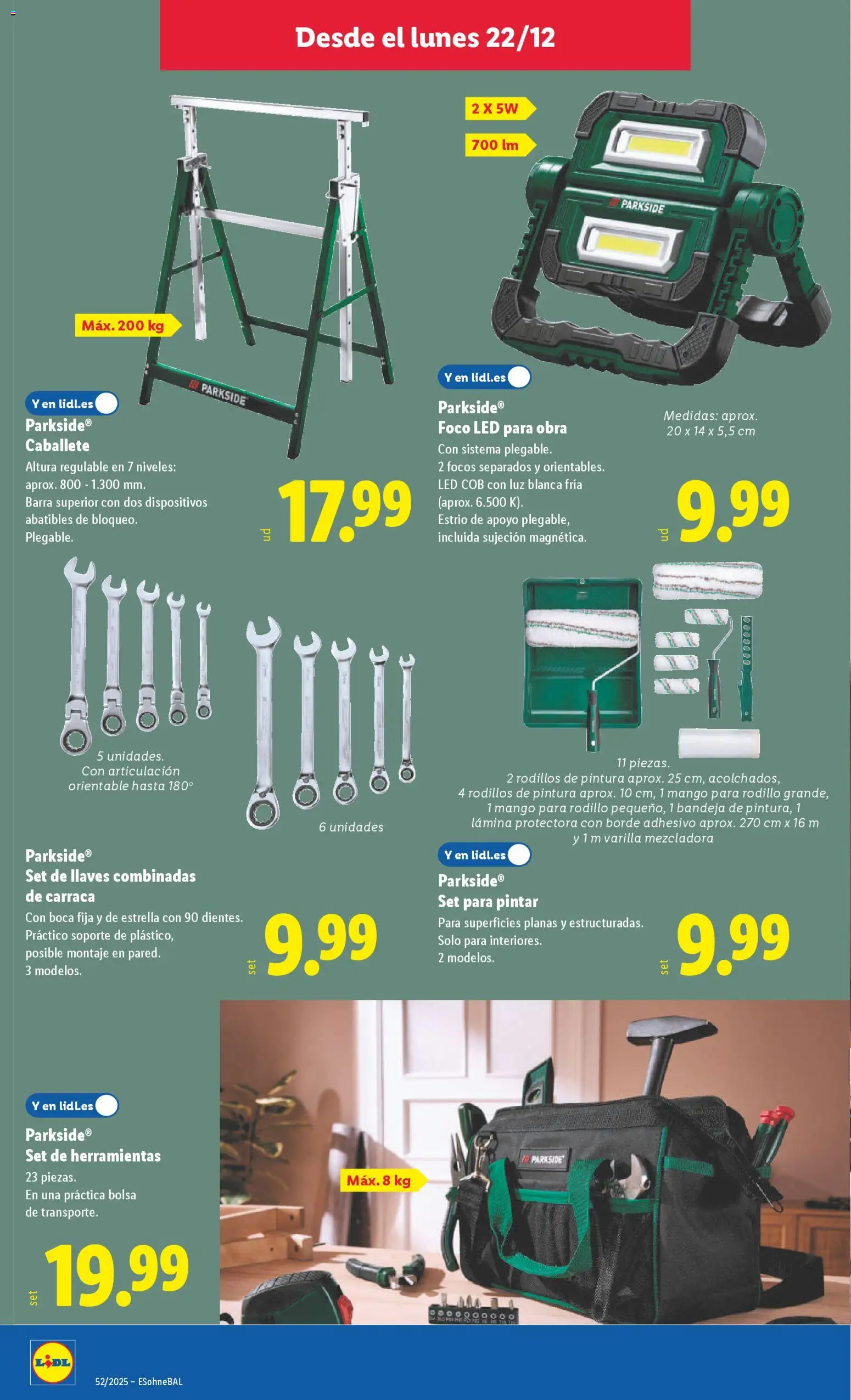 Lidl folleto de bazar │ válido desde el 22.12.2025 | Página: 8 | Productos: Bolsa, Ρούτερ, Bandeja