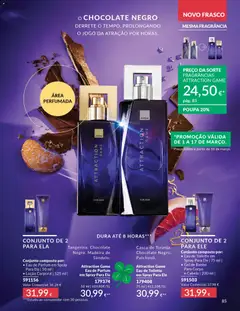 Pré-visualização Attraction Game Eau de Toilette em Spray Para Ele, Eau de Toilette em Spray Para Ele 75 ml válido de 01.03.2026 | Página: 91