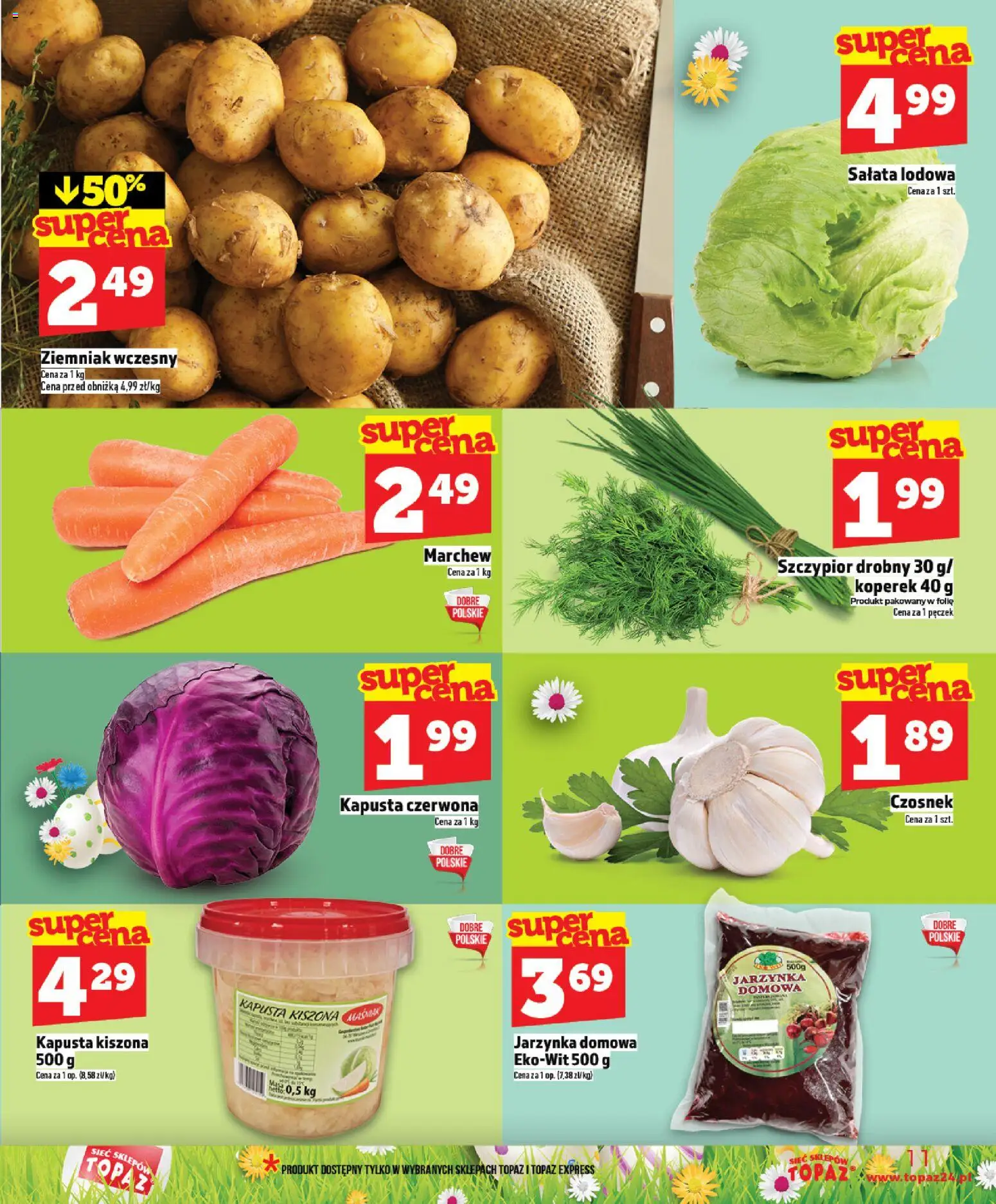 Topaz gazetka - Ceny małe na stałe od 19.03.2026 | Strona: 11