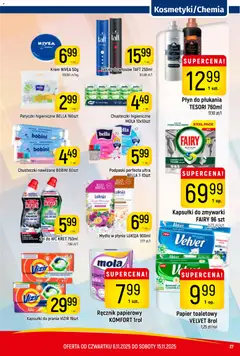 Pogląd oferty "Piotruś Pan Gazetka" - ważna od 06.11.2025 | Strona: 27 | Produkty: Papier toaletowy, Mydło w płynie, Podpaski, Mydło