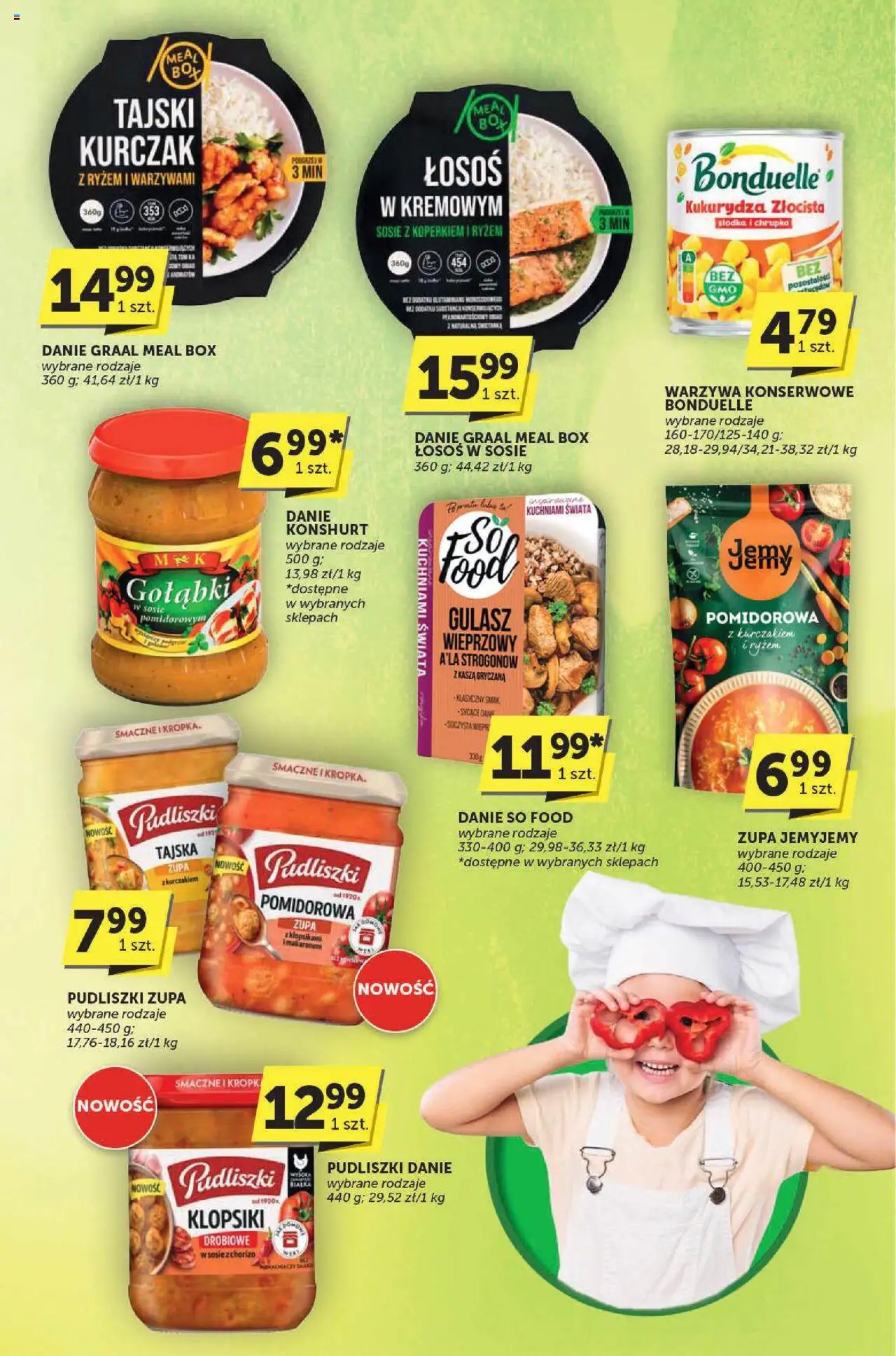 Groszek Gazetka - Katalog od 21.08.2025 | Strona: 15 | Produkty: Kasza, Klopsiki, Zupa, Warzywa