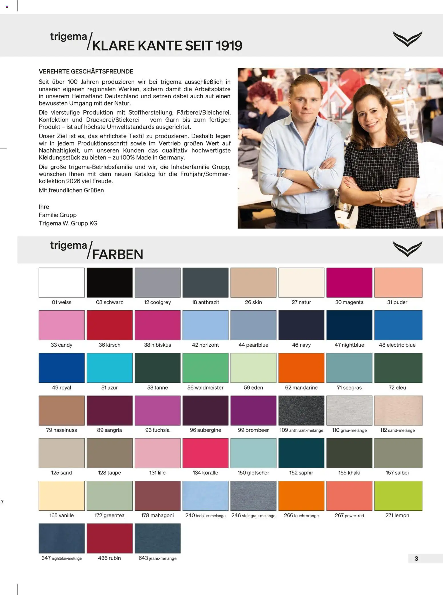 Trigema Prospekt – gültig ab 01.02.2026 | Seite: 3 | Produkte: Puder, Aubergine