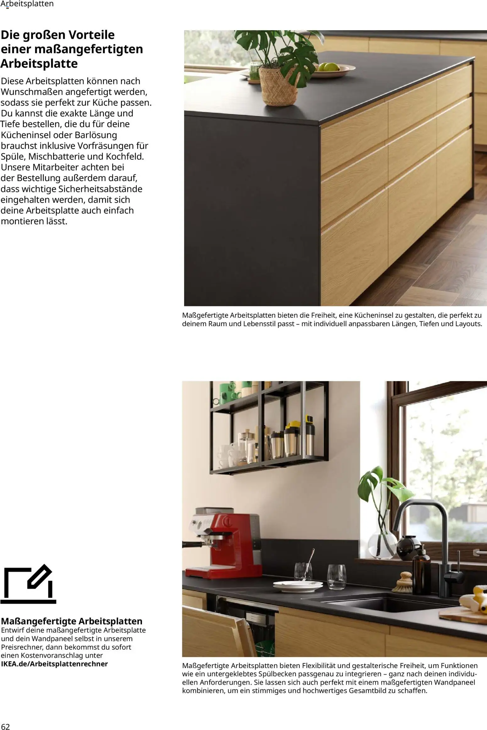 Ikea Prospekt 	 – gültig ab 01.04.2025 | Seite: 62 | Produkte: Küche