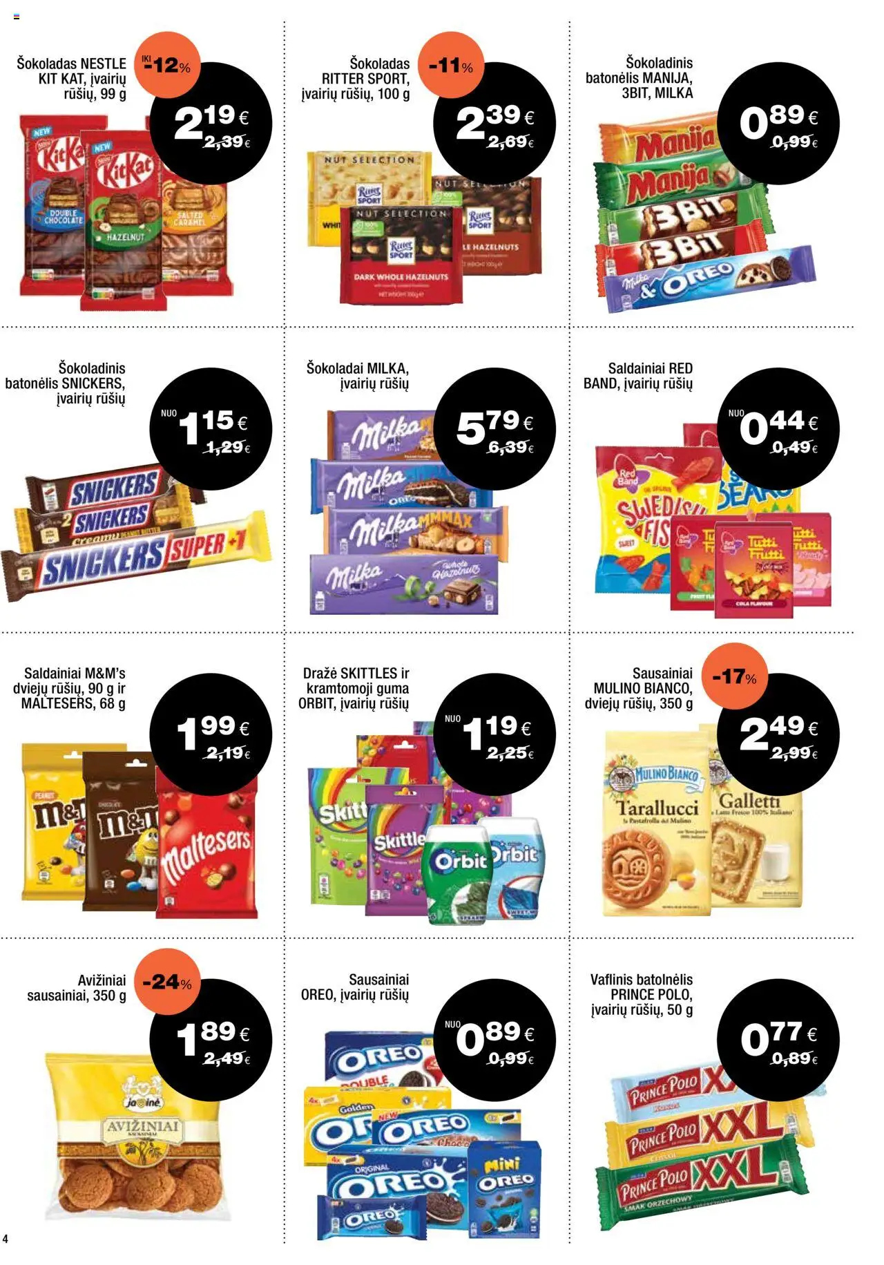 Express market akcijos nuo 14.09.2025 | Puslapis: 4 | Prekių: Sausainiai, Šokoladas, Šokoladinis batonėlis, Saldainiai