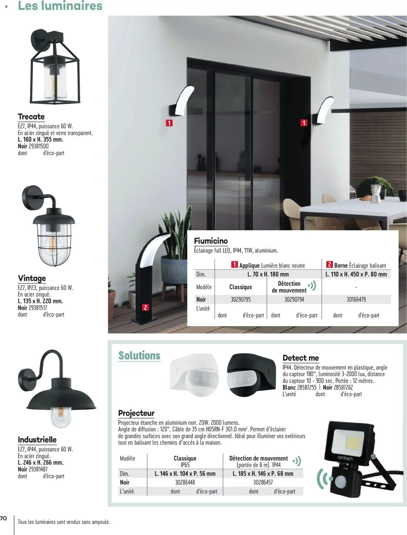 {H1} | Page: 70 | Produits: Câble, Projecteur